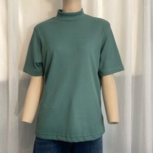 TanJay green rib top size M